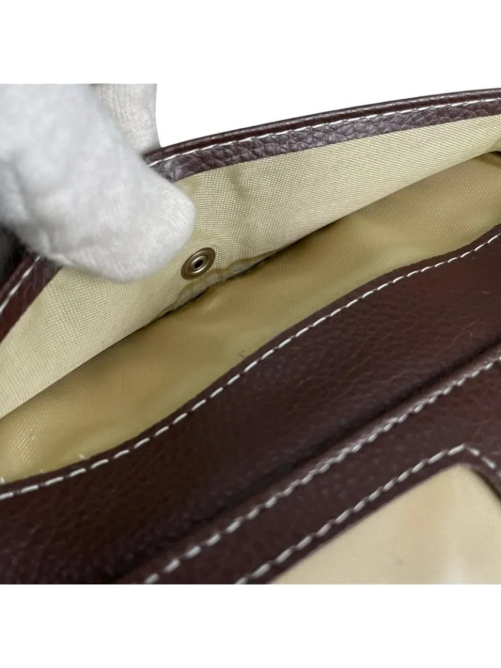 Loewe Wallet Leather Brown